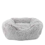 Precious Tails Super Lux Shaggy Cuddler Pet Bed Medium Ice Gray. Fixed Price $39.99.