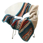 Ukeler Fleece Bed Throws 50 X 60 Inch Boho Warm Soft Fluffy Bohemian Bl.... Fixed Price $55.57.