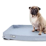 Paw Inspired Critter Box Dog Pad, Reusable Puppy Large, Light Gray. Fixed Price $28.41.