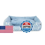 Nicole Miller New York Pet Mod Damask Plushy Bolster Bed, Cozy & Calming, No. Fixed Price $71.70.