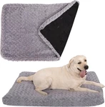 Faux Fur Dog Bed Covers Ultra Soft Rose Velvet, Removable & Washable,. Fixed Price $64.61.