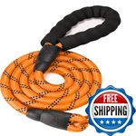 Geit 2/4/5/6FT Dog Heavy Duty Rope Leashes Reflective Nylon Pet Lead. Fixed Price $23.38.