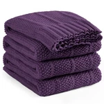 Carriediosa Knit Throw Blanket For Couch 60" X 80" Twin, Soft Cozy Stripe Pat.... Fixed Price $57.21.
