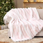 Vfroo Plush Faux Rabbit Fur Throw Blanket 850GSM Thick Warm, Ultra Soft Fl.... Fixed Price $69.19.