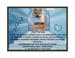 Custom Photo Pet Memorial Fridge Magnet Rainbow Bridge Loss Gift. Fixed Price $14.95.