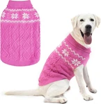 Scirokko Warm Winter Dog Sweater - Cold Weather Pet Clothes All Sizes Pink. Fixed Price $31.33.