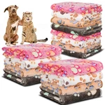 12 Pcs Small Dog Fleece Puppy Blankets Washable Pet For Cats.... Fixed Price $31.67.
