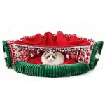 Petrendy Christmas Tunnel Bed 2-IN-1 For Indoor Cats Soft. Fixed Price $45.77.