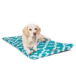 30" Trellis Teal Blue Crate Dog Bed Mat By Majestic Pet Products 30-INCH. Fixed Price $65.67.
