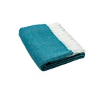 Dark Teal Soft Acrylic Herringbone Throw Blanket. Fixed Price $86.67.