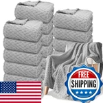 Novasunrise 18 Pcs Flannel Throw Blanket Bulk 50 X 60 Inch - 240 Gsm Turtle. Fixed Price $149.41.