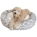 Majestic Pet Athens Sherpa Calming Dog Bed Washable Cozy Fluffy Donut. Fixed Price $79.99.