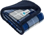 Petami Reversible Dog Blanket, Soft Plush Fleece, 40X60 Navy Plaid. Fixed Price $29.41.