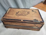 Vintage Old Virginia Cheroots Wood Cigar Box P. Whitlock Richmond 250. Fixed Price $39.99.
