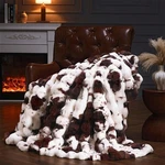 Pluushuu Faux Fur Throw Blanket For Couch, Fluffy Fuzzy Plush Bubble-fgqa. Fixed Price $39.41.