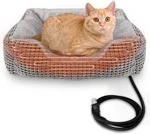 Heated Cat Bed 23" X 20" Electric Pet Heating Pad Washable Indoor Small Dogs. Fixed Price $30.23.