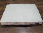 Nautica Dog Jack Pet Bed Plush Non-slip Taupe- Ashore Geo Pier 36" X 27" 4" Lg. Fixed Price $35.99.