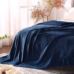 Bedelite Fleece Blankets Queen Size Navy Blue Throw For Bed, Luxury .... Fixed Price $33.43.