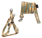 Touchdog Designer Embroidered Fashion Pet Leash And Harness Combination. Fixed Price $26.99.
