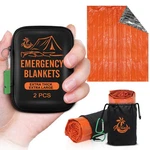 Guijinga Emergency For Survival, 2-PACK/4-PACK Space Blankets, Gigan.... Fixed Price $26.99.