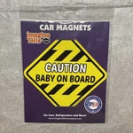 Imagine This Caution Baby Board Car Refrigerator Magnet Yellow X5" New. Fixed Price $9.97.