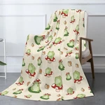Cute Frogs Fuzzy Throw Blanket For Women Girls Boys Soft Cozy Fleece Blan.... Fixed Price $29.76.