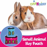 Cutenfuzzy Small Animal 1000D Nylon Hay Pouch Feeder For Guinea Pigs And Rabbits. Fixed Price $21.99.
