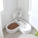 Automatic Drinking Love Pet Bowl Moisture-proof Cat Dog Basin Dual-use Mult. Fixed Price $8.99.
