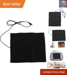 Usb Heated Fleece Mat For Pets - 3 Speed Temperature Control & Safety Features. Fixed Price $12.77.