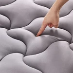 Sleep Zone Cooling Mattress Topper Full Size Pad, Quilted Fitted. Fixed Price $49.31.