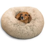 The Original Calming Donut Bed For Small Dogs Up To 25 Lbs Shag Faux Fur. Fixed Price $51.00.