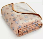 Allisandro 350 Gsm-super Soft Fuzzy Flannel 39" X 31", Brown Pet Blanket. Fixed Price $8.99.