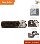 Waterproof Pet Blanket Faux Fur Sherpa 50X60 For Dogs Cats Travel Couch. Fixed Price $48.98.