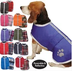 Reversible Blanket Dog Coat Jacket Reflective Rain Noreaster Pet Water Resistant. Fixed Price $24.99.