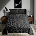 Manfei Black Wild Animal Skin Boys Girls Comforter Set Full Size Leopard Prin.... Fixed Price $64.53.