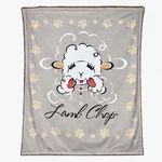 Lamb Chop Blanket Dog Fluffy Fleece 36X36 Inches, Multicolor. Fixed Price $37.35.