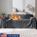 Waterproof Velvet Sofa Cover Geometric Design Pet Friendly Furniture Protector. Fixed Price $97.26.