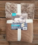Canine Creations 50" X 60" Tan Throw Blanket With Waterproof Liner. Fixed Price $42.99.