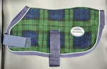 Weatherbeeta Wb Fleece Dog Rug 45CM/18" Warm Polyester Coat Green Blue Black. Fixed Price $25.00.