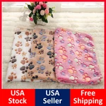 Pack 3 Warm Pet Mat Small Paw Print Cat Dog Puppy Fleece Soft Blanket Bed. Fixed Price $19.99.
