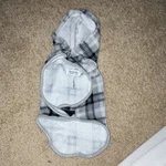 Kensington Kennel Club Plaid Warm Dog Coat Gray Black Polyester Size. Fixed Price $9.00.