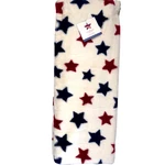 Isaac Mizarhi Stars Faux Fur Throw Blanket 50" 70" Luxury July 4TH Patriotic. Fixed Price $59.99.