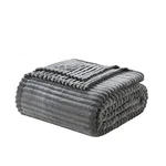 Nestl Fleece Blanket King Size, Grey (108 X 90 ). Fixed Price $32.88.