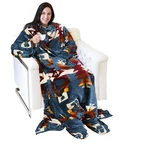 Catalonia Wearable Fleece Blanket With Sleeves And Foot Pockets For Adult Wom.... Fixed Price $36.24.