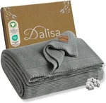 Organic Dalisa Turkish Cotton Throw Blanket 80X100CM Alina Green. Fixed Price $19.90.