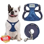 Puppytie No Pull Small Dog Harness Blue Lightweight Escape Proof. Fixed Price $54.99.