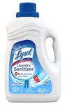 Lysol He Laundry Sanitizer, Crisp Linen, 150 Fl Oz. Fixed Price $27.99.
