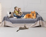 Loiion Cat Scratch Sofa Cover - Anti Slip Waterproof 150 X91 Dark Gray. Fixed Price $209.99.